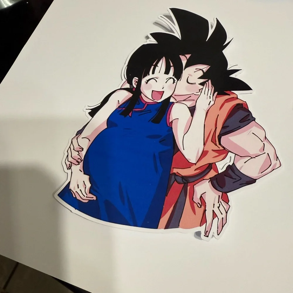 Anime Cake Topper Set with Characters and Dragon Balls